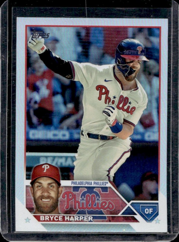 2023 Topps Bryce Harper Rainbow Foil #3 Phillies