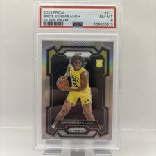 PSA 8 2023 Panini Prizm Brice Sensabaugh Silver Prizm #177 RC