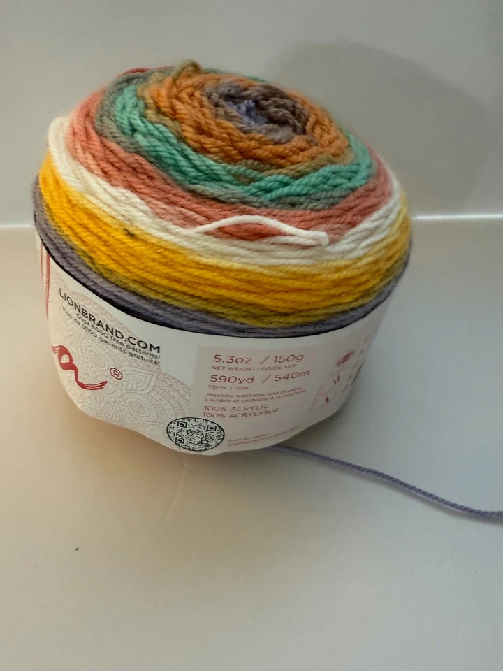 (1 Skein) Lion Brand Yarn Mandala Yarn, Pixie Fee 5.3 oz Acrylic NEW - Image 2 of 4