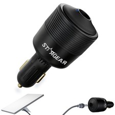 STARGEAR Starlink Mini Car Adapter 12V to 24V DC Step Up Converter with Black