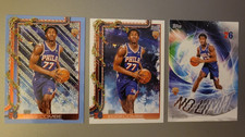 2025-26 Topps NBA VJ Edgecombe Holiday Blue + Base + No Limits 76ers