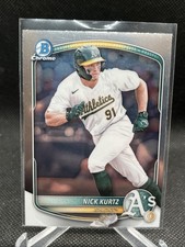 Nick Kurtz 2025 Bowman Chrome Prospects #BCP-114 Oakland Athletics