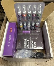 Wormhole Wireless Tattoo Kit Purple Machine 2x Batteries Needles Ink NIB Open