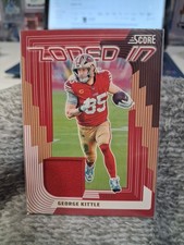GEORGE KITTLE 2025 SCORE ZONED IN JERSEY PATCH SAN FRANCISCO 49ERS