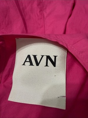 AVN Bright Pink Long Sleeve Dress