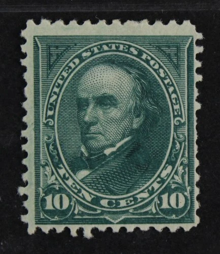 CKStamps: US Stamps Collection Scott#258 10c Webster Mint H OG Small Thin