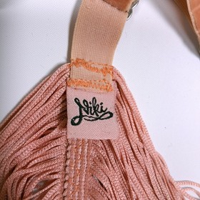 RARE Genuine Vintage 'Made by Niki' Coral Pink Fringe Skirt