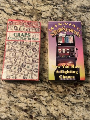 Winning Slots Secrets And CRAPS: How to Play to Win (1995) VHS Casino Gambling