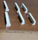 LEGO Soccer Set 3409 Parts Lot of 6 White Windscreen 2 x 6 x 2 Blank Custom  — photo 4