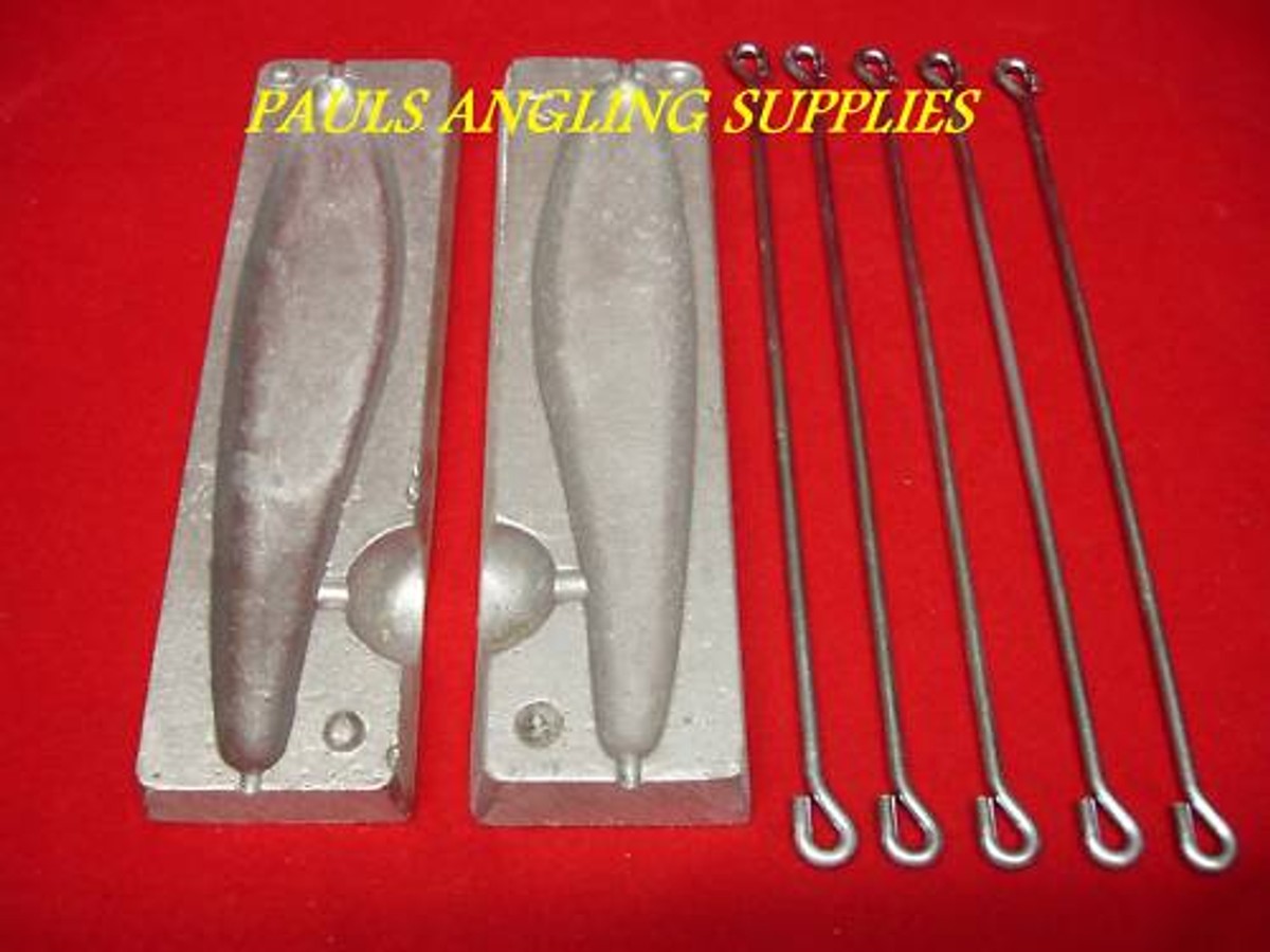 Sea Fishing Lead Breakaway Sinker Moulds TFT Fishing Lead Weight