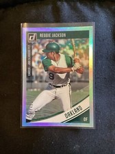 Reggie Jackson 2018 Donruss Card #108 Career Stat Line /490 Athletics HOF.   5k4