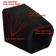 Custom Made Bellows For 4x5 Kodak Sinar Wista Cambo Horseman Large Format Camera