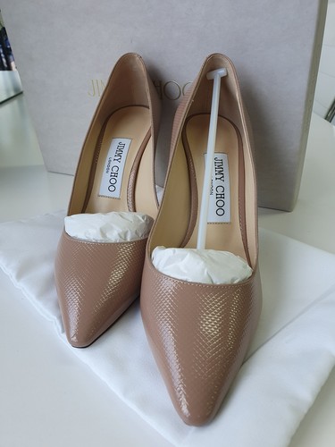 Romy 85 Chevron Patent Ballet Pink Women’s Heels Size AU - Picture 2 of 6