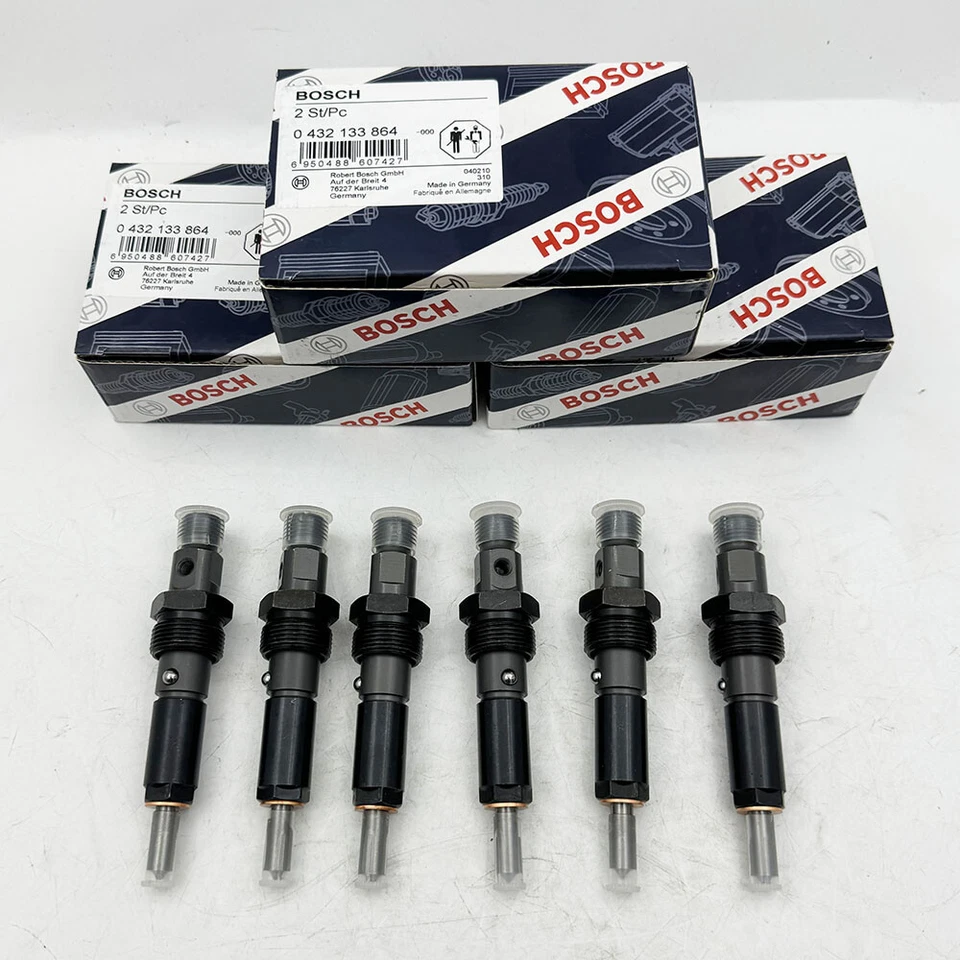 6X 50HP Upgrade Fuel Injector 0432133864 For Cummins Dodge Ram Diesel 5.9L 94-98 Foto 2 de 4