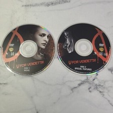 V For Vendetta DVD, 2006, 2-Disc Set, Limited Edition DISC ONLY