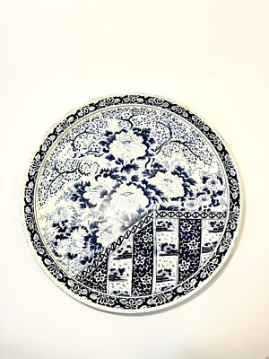 Vintage Spic and Span Promotional Tray - Blue White Ming Litho Original Sticker