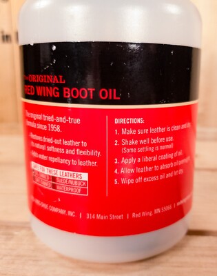 sin【RED WING SHOE OIL】ヴィンテージオイル缶 REDWING レッドウイング ビンテージ ブーツオイル缶