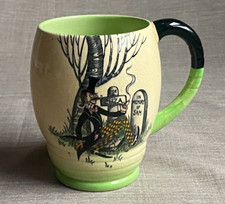 Vintage c1930s Carlton Ware Art Deco Tankard Mug Pearly Gates Australian Dreamer