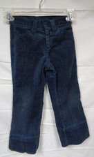 Vtg SPLINTERS Little Boys BILLY THE KID Western Boyswear CORDUROY PANTS  Blue