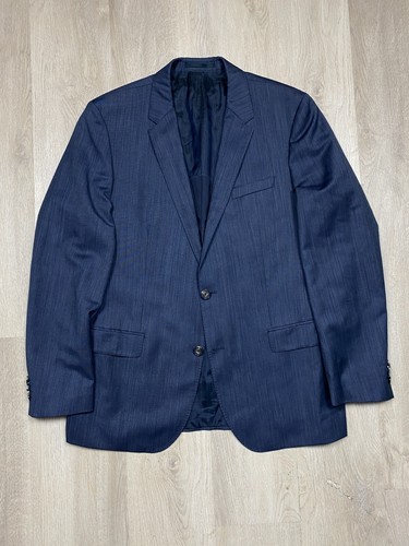 Hugo Boss Vintage Mens Wool Suit 2 Buttons Blazer + Pants Size 54R - Picture 2 of 15