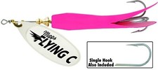 Mepps FC78TP HP-S Flying C In-Line Spinner 7/8oz Hot Pink/Silver