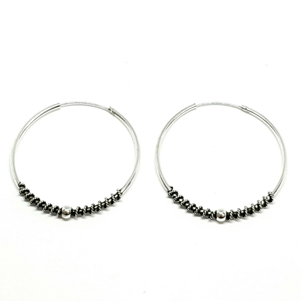 Bead twist earring sale
