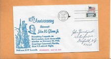 10th ANNIVERSARY JOHN GLENN FRIENDSHIP 7 FEB 20,1972 CANAVERAL  SPACE COVER