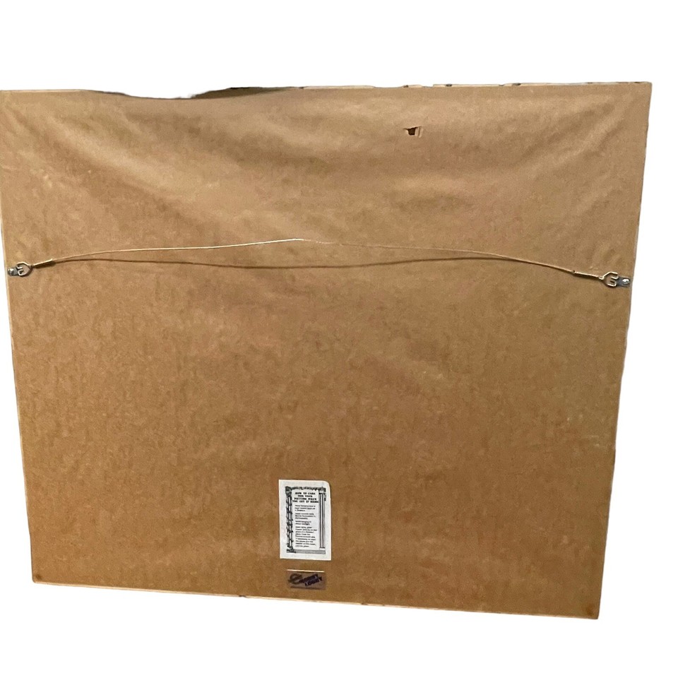 Vintage MCM Robert Wood “Pacific Coast” Custom Gold Framed Art Print