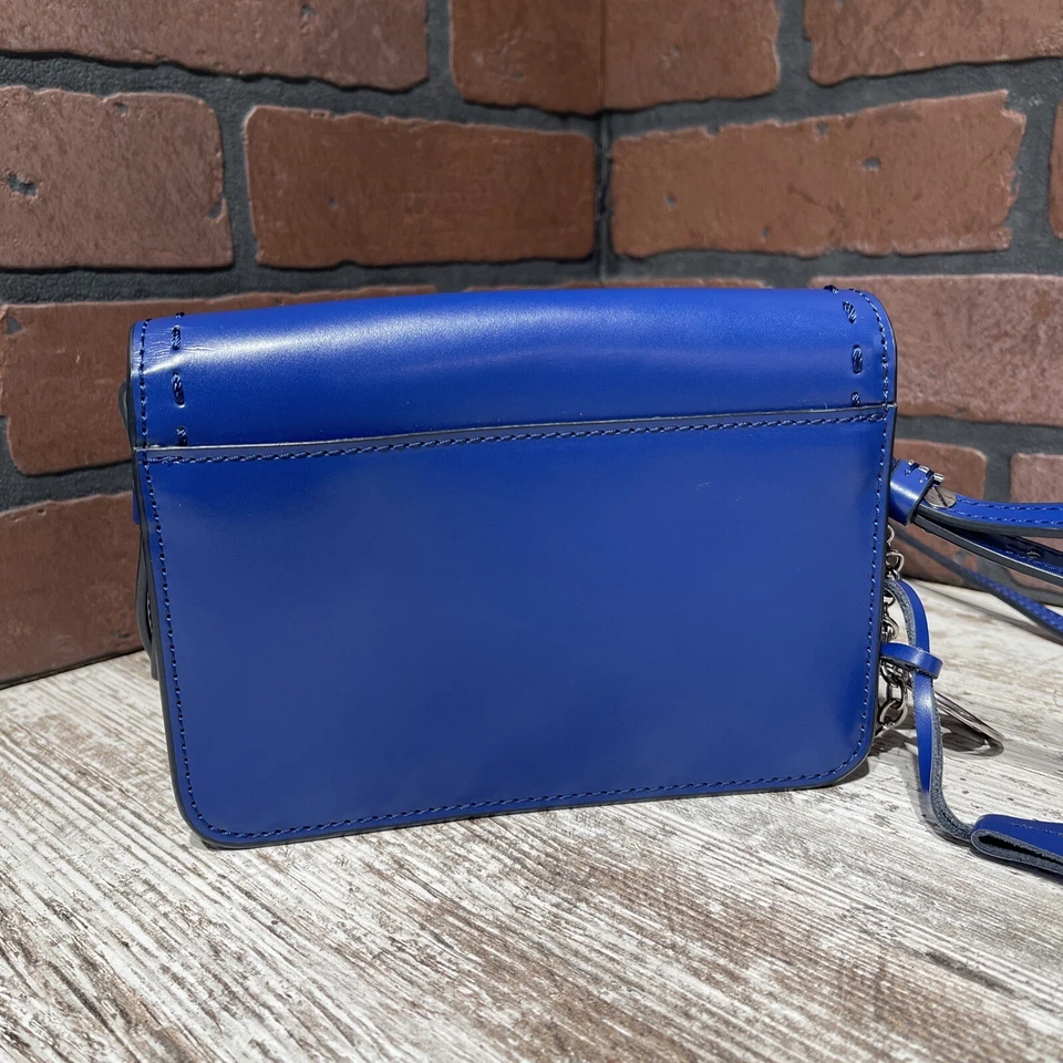 Charles Jourdan сумка маленький сумочка синий хорошее состояние кожи - Изображение 2 из 4