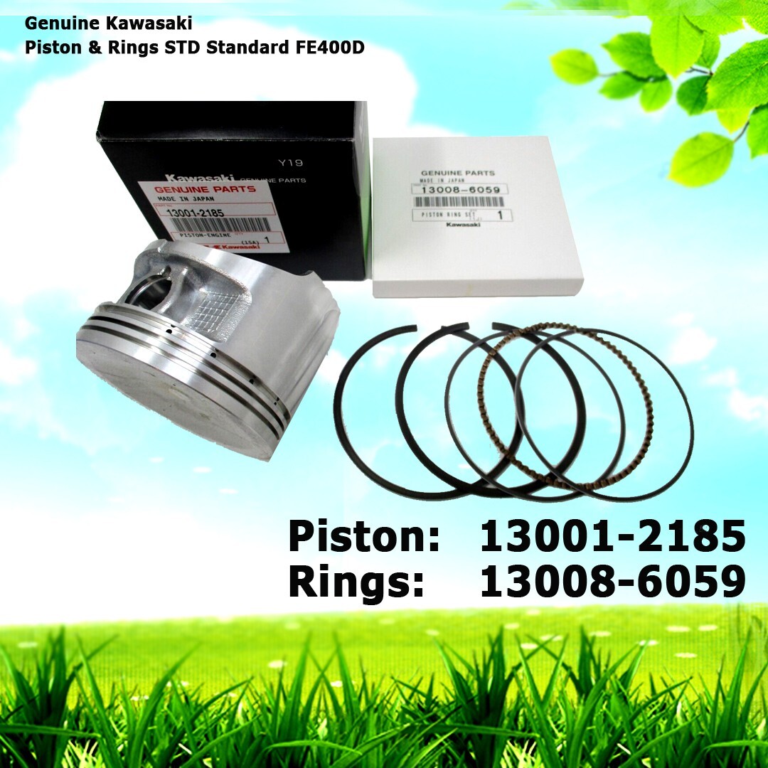 Genuine Kawasaki 13001-2185 13008-6059 Piston & Rings STD Standard