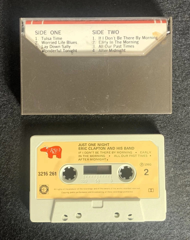 Eric Clapton – Just One Night, AUS Cassette - Image 2 of 4