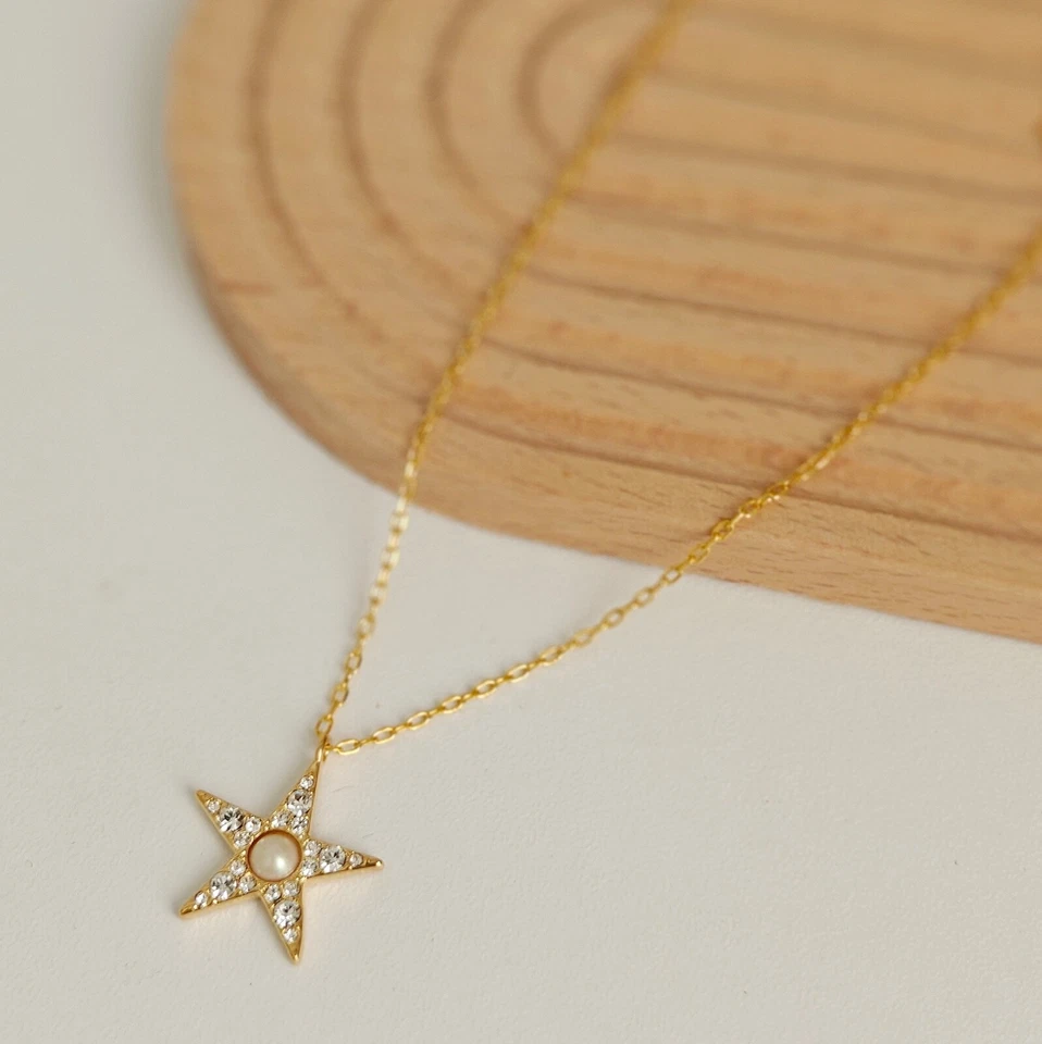 NWT KATE SPADE SEEING STARS NECKLACE W DUST BAG O0RU2609 - Image 2 of 4