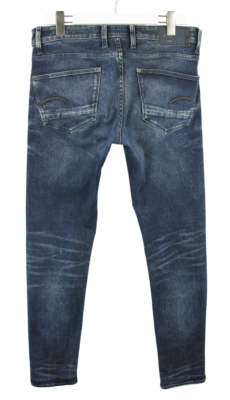 G-STAR Revend Super Slim Jeans Men's W34/L36 Zip Fly Faded Stretch