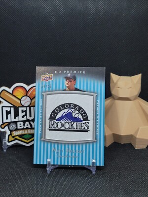 MATT HOLLIDAY 2008 Upper Deck Premier Stitchings #MH2 Rockies /50 (MG)