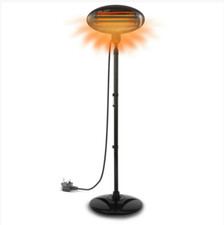 Prem-I-Air 2000W Quartz Patio Heater – Free Standing Outdoor Infrared Heater