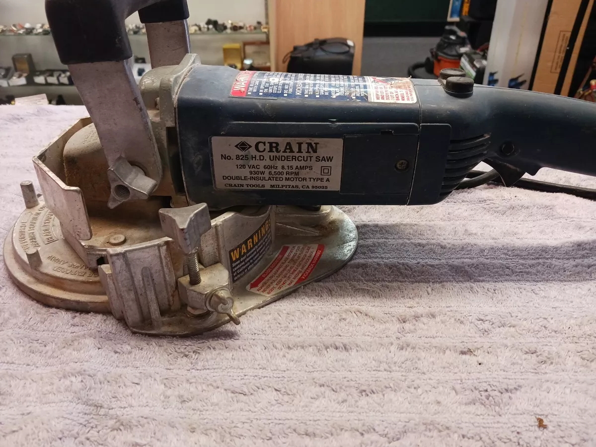 Crain 825 Floor Undercut Jamb Saw Used eBay