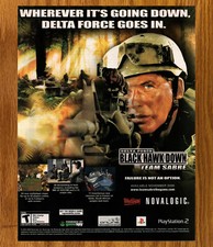 Delta Force Black Hawk Down Team Sabre - Game Print Ad / Poster Promo Art 2006