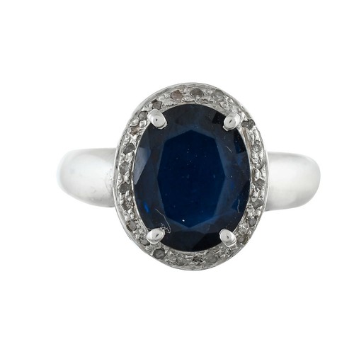 Natural Sapphire Gemstone Ring 