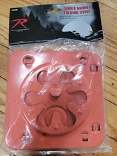 Rothco Single Burner Sterno Fuel Folding Stove Camping Camp 365 NEW Backpacking