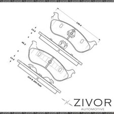 PROTEX Brake Pads-Rear For FORD EXPLORER UQ, US 4D SUV 4WD 1999-2001 #CDB3059M