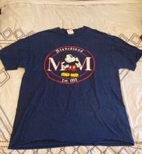 Disneyland Est. 1955 Mickey Mouse Disney Parks Blue T-Shirt USA Size XL VINTAGE