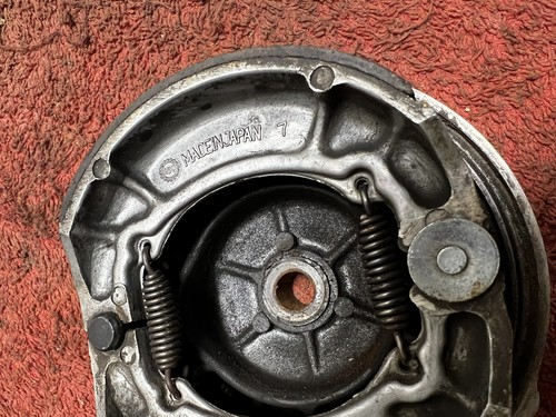 1985-2001 Kawasaki KE 100 Rear Brake Drum Shoes 41035-1081 - Picture 7 of 8