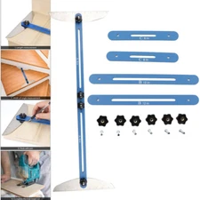 Stair Treads Gauge Template Tool Stair Jig Measuring Stair Shelf Scribe 11-60"