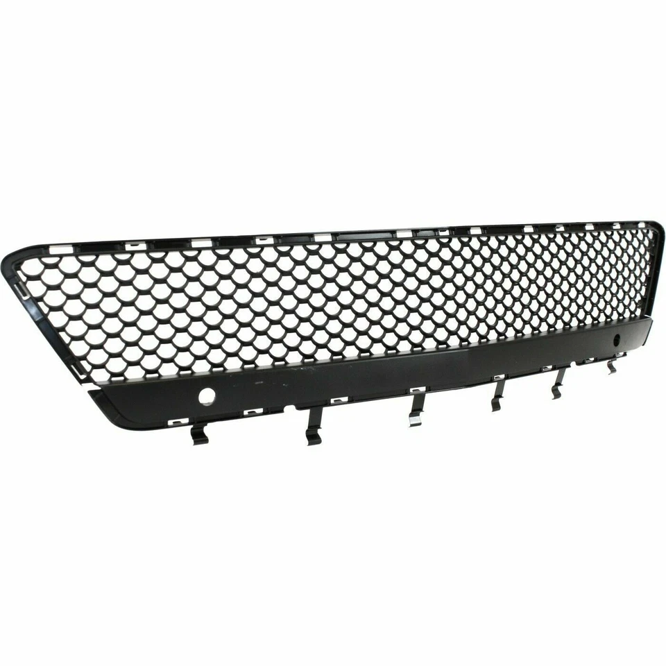 For 2010-2013 Mercedes Benz E63 AMG Center Bumper Grille Textured Black Plastic - Image 4 of 4