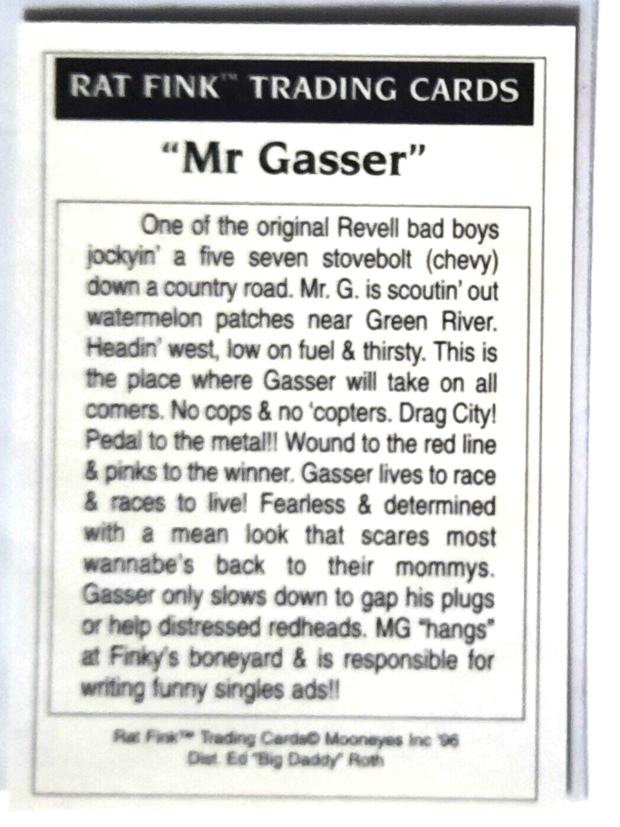 ラットフィンク トレイディングカード エドロス TRADING CARDS ラット