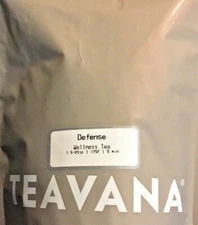 🌈☕ NEW! RARE! HTF! TEAVANA 8 OZ DEFENSE WELLNESS LOOSE LEAF SEALED TEA BAG 🍑🌈