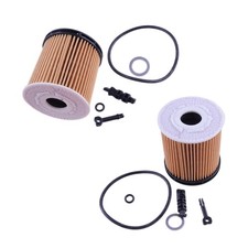 Filtro de aceite de 2 piezas con sellos 26350-2M000 apto para motor Kia Rio 2019-2020 de 1,6 L