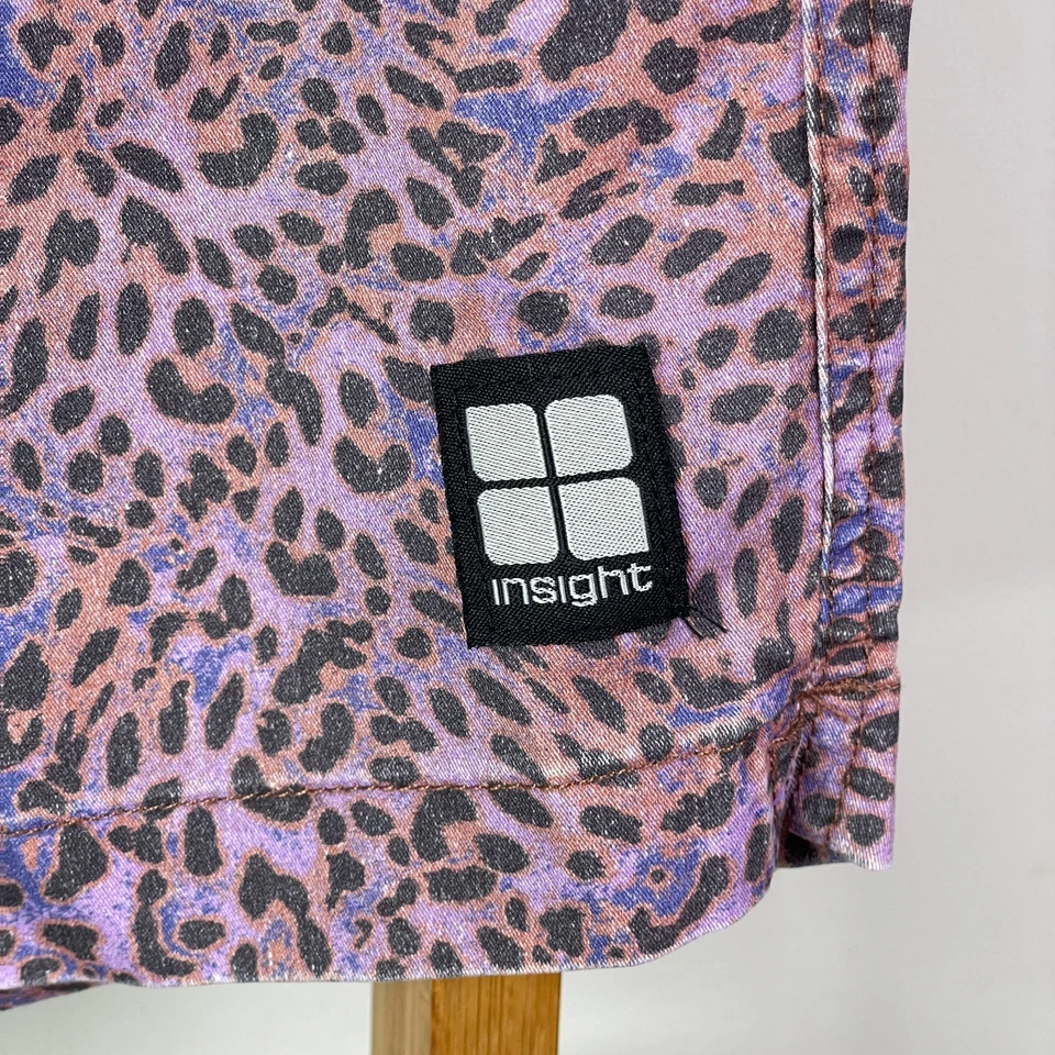 Pantalones Cortos Insight Trigger Board Para Hombres 32 Púrpura Estampado Animal Cordón Playa Nuevos con Etiquetas Foto 4 de 4