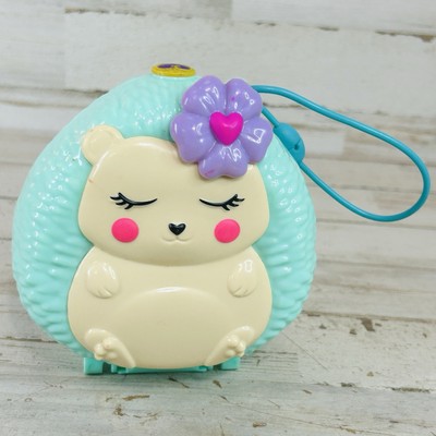 Polly Pocket GTN15 Hedgehog Cafe Compact Pet Theme Playset w Handle. No Figures.