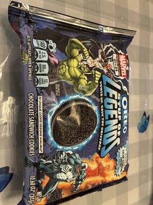 MARVEL OREO STUF OF LEGENDS CHOCOLATE CREME SANDWICH COOKIES 10.68 OZ 01 OF 04